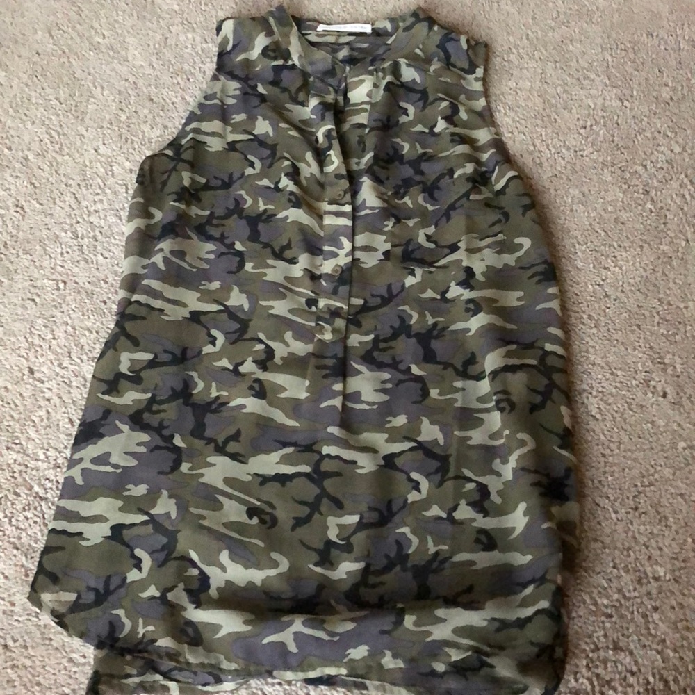 Camo Tank - Evereve - Peyton Jensen size S